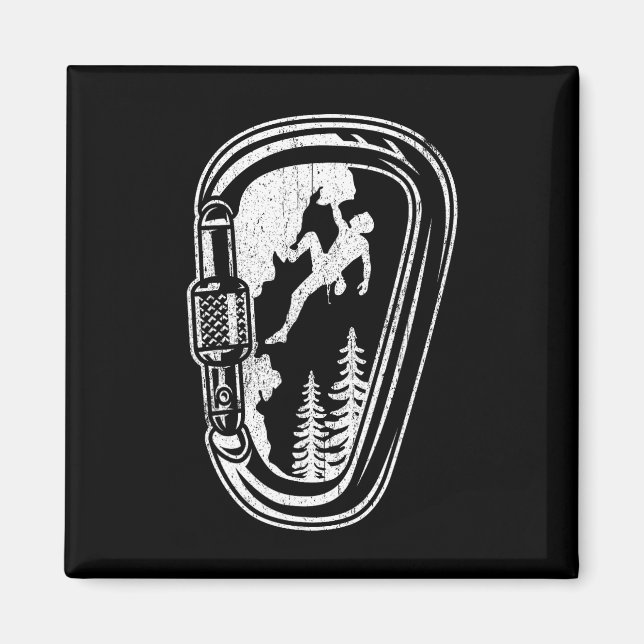 Íman Carabiner de Montanha para Escalada em Rocha Carab (Frente)