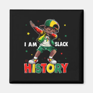 Íman Caraça É o Mês da História Negra Dabbing Africano 