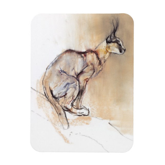 Íman Caracal sentado 2009 (Vertical)