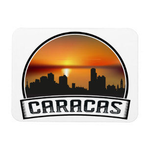 Íman Caracas Venezuela Paisagem Urbana Pôr do Sol Viage
