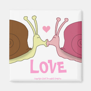 Íman Caracóis no ímã do amor