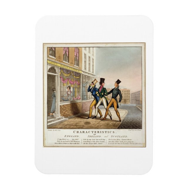 Íman Características - Inglaterra, Irlanda e Escócia, e (Vertical)