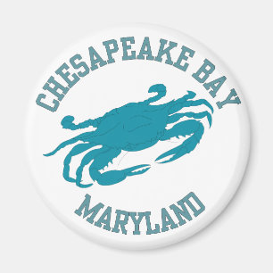 Íman Caranguejo Azul de Baía Chesapeake