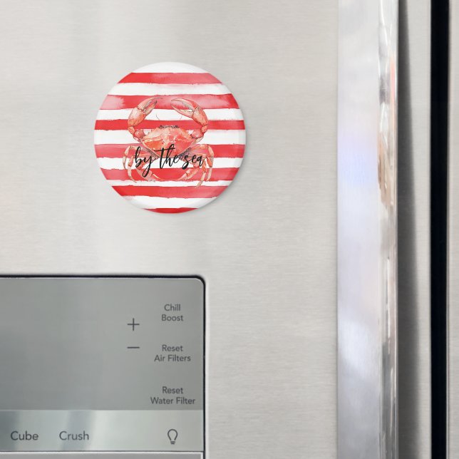 Íman Caranguejo de Listras Vermelhas Explora pelo Mar (In Situ (Fridge))