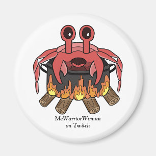 Íman Caranguejo em Pote, MmeWarriorWoman no Twitch
