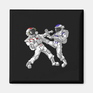 Íman Caratê Astronauta Muay Thai Artes Marciais Kickbox