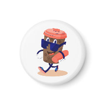 Caráter legal e engraçado do café