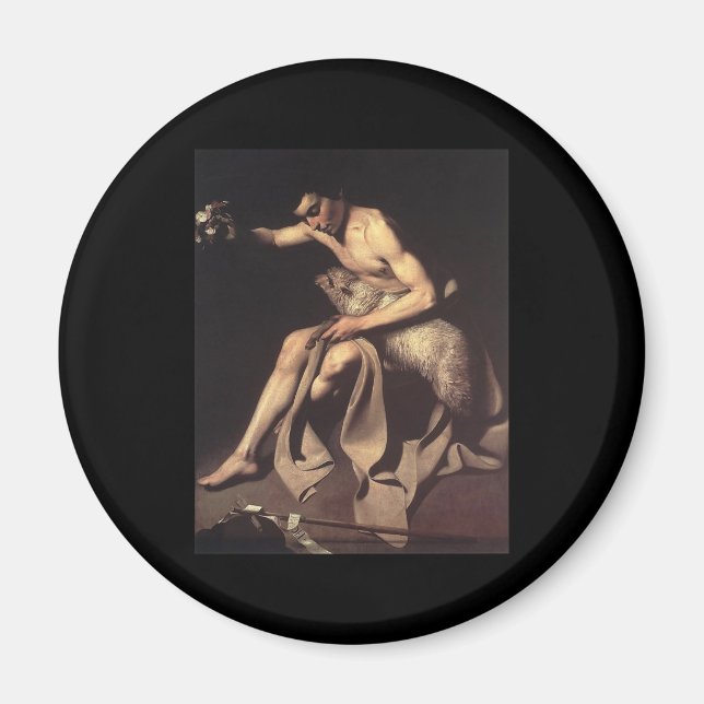 Íman Caravaggio Rua John The Baptist (Frente)
