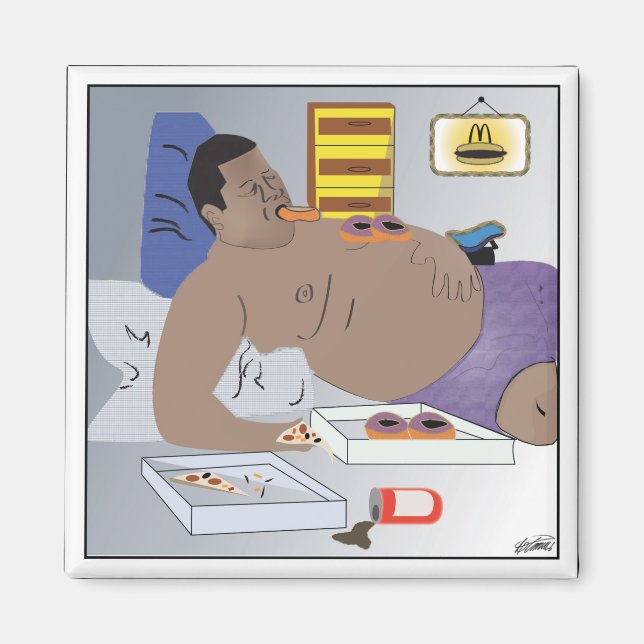 Íman Carboidratos Fazem Você Gelado De Cozinha (Frente)