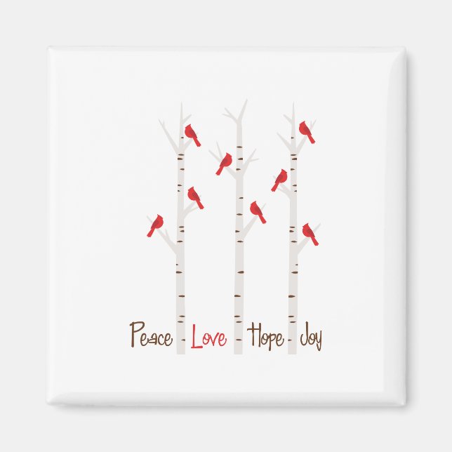 Íman Cardeais em Ramificação (Frente)