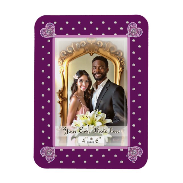 Íman cardeal red Rosace (Vertical)