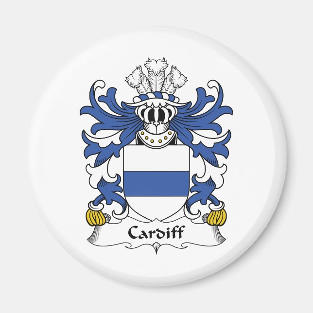 Íman Cardiff Family Crest (Frente)
