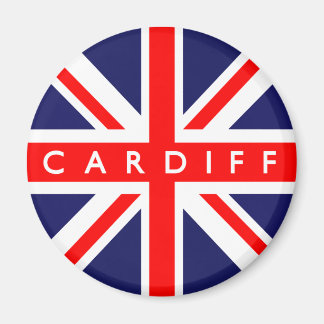 Íman Cardiff UK Flag