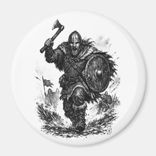 Íman Carga do Guerreiro Viking – Batalha de Tinta