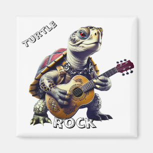 Íman Caricatura de Cartografia de Tartaruga Animal