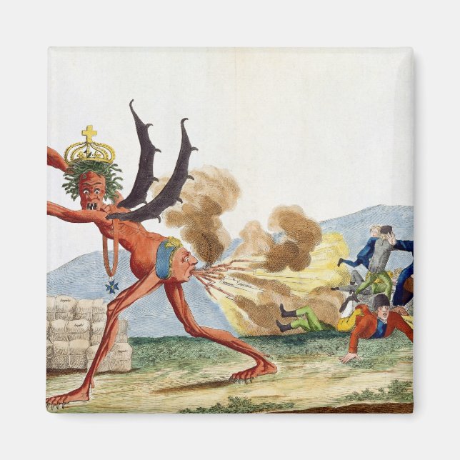 Íman Caricatura do Governo inglês, 1793 (Frente)