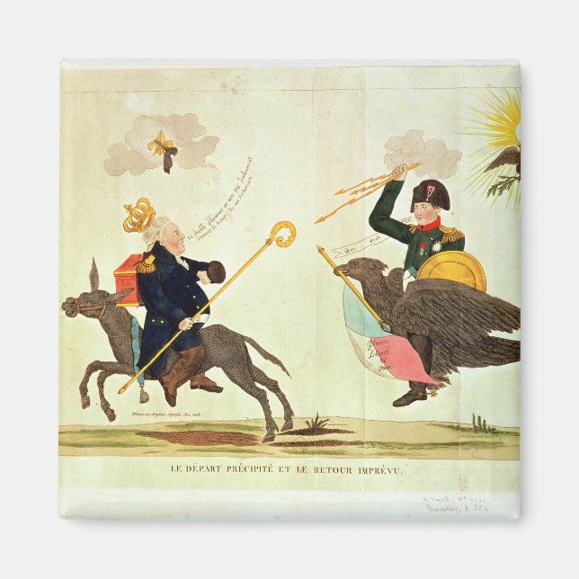 Íman Caricatura dos "Cem Dias" (Frente)