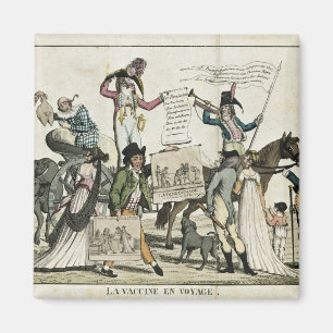 Íman Caricatura dos doutores de grasnado que oferecem