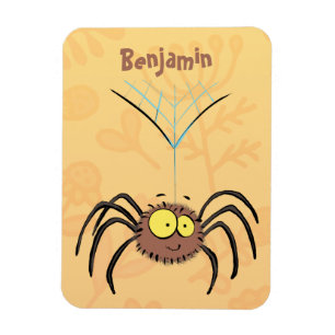 Íman Caricatura engraçada de aranha fofa