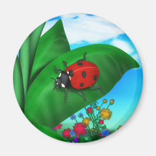 Íman Caricatura Lady Bug