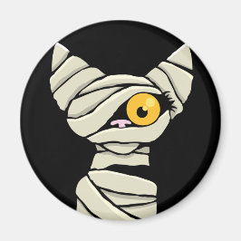 Íman Caricatura Mummy Cat Halloween Novelty