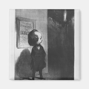Íman "Caricaturas du jour", caricatura de Victor Hugo