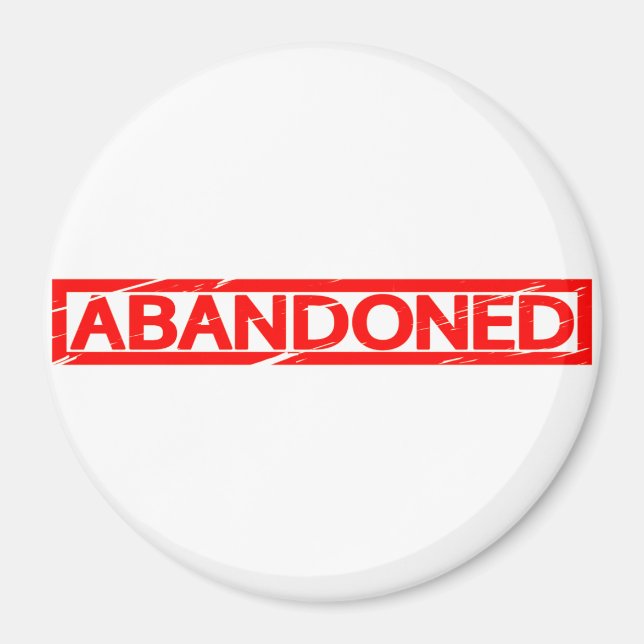 Íman Carimbo Abandonado (Frente)