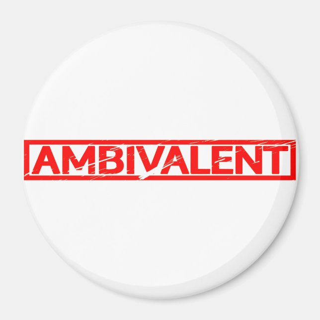 Íman Carimbo Ambivalente (Frente)