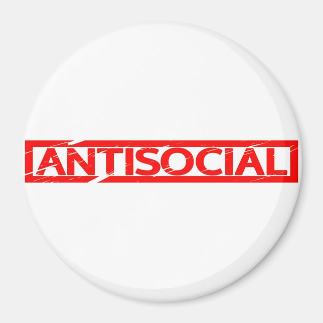 Íman Carimbo antissocial (Frente)