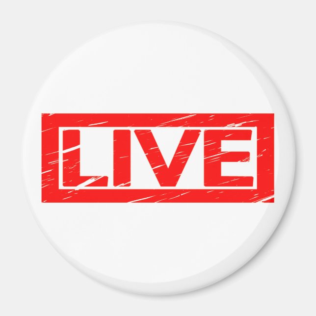 Íman Carimbo ao Vivo (Frente)