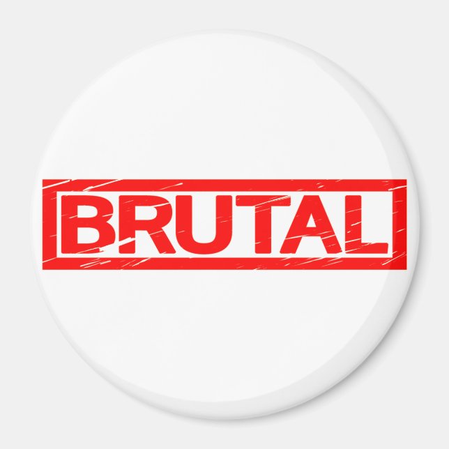 Íman Carimbo Brutal (Frente)