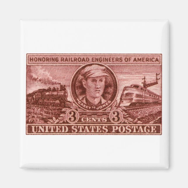 Íman Carimbo Casey Jones 1950 (Frente)