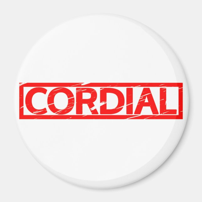 Íman Carimbo Cordial (Frente)