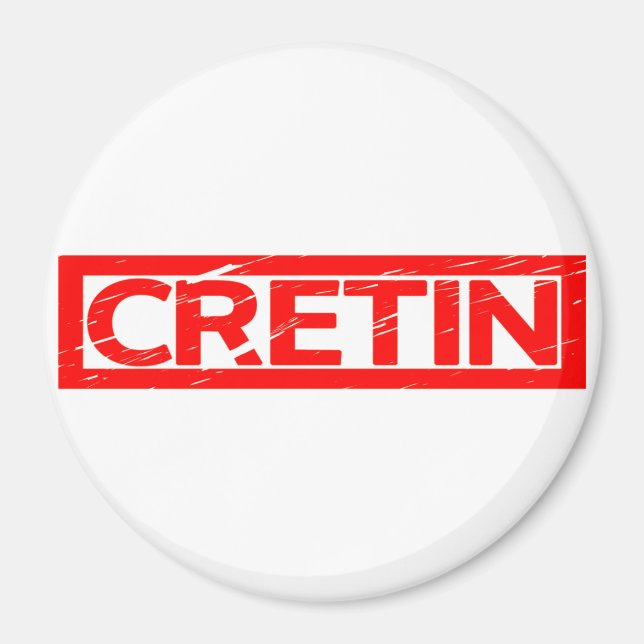 Íman Carimbo Cretin (Frente)