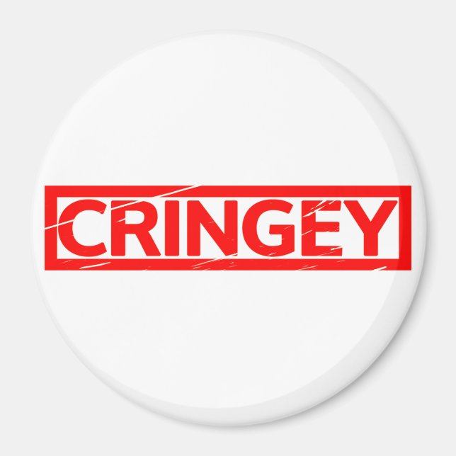 Íman Carimbo Cringey (Frente)
