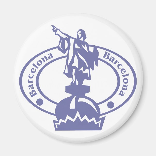 Íman Carimbo de Barcelona (Frente)