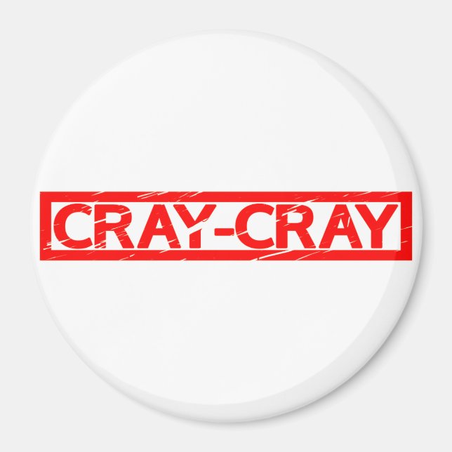 Íman Carimbo de Cray Cray (Frente)