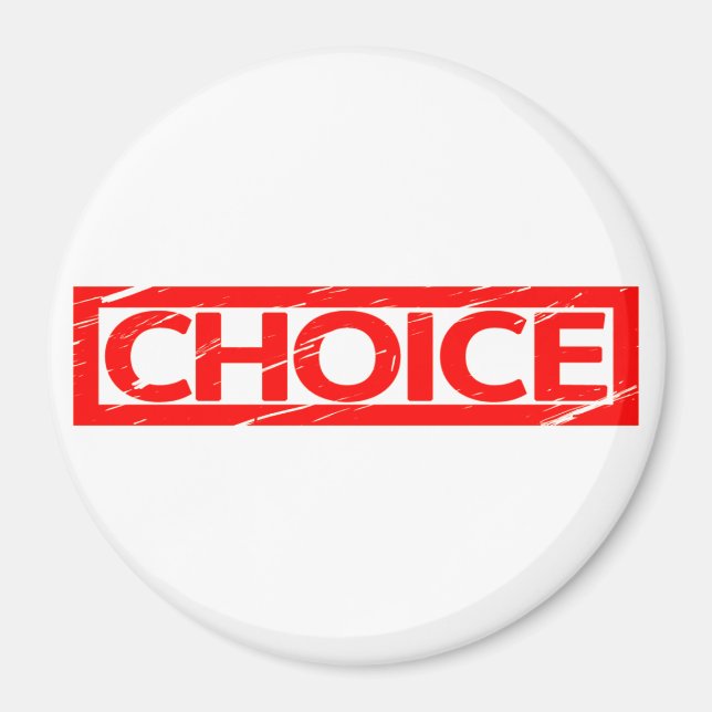 Íman Carimbo de escolha (Frente)