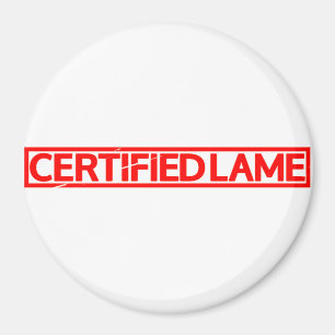 Íman Carimbo de Lame Certificado