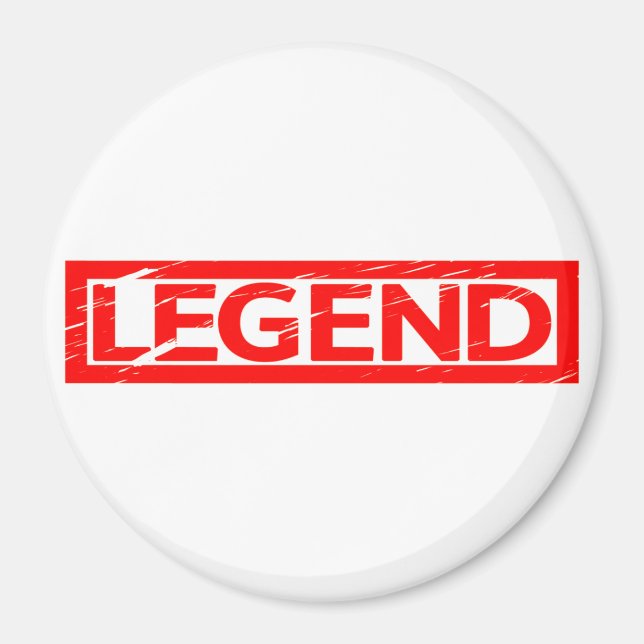 Íman Carimbo de Legenda (Frente)