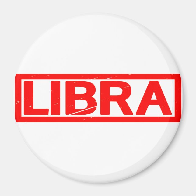 Íman Carimbo de Libra (Frente)