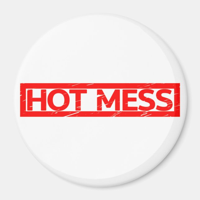 Íman Carimbo de Mess Quente (Frente)
