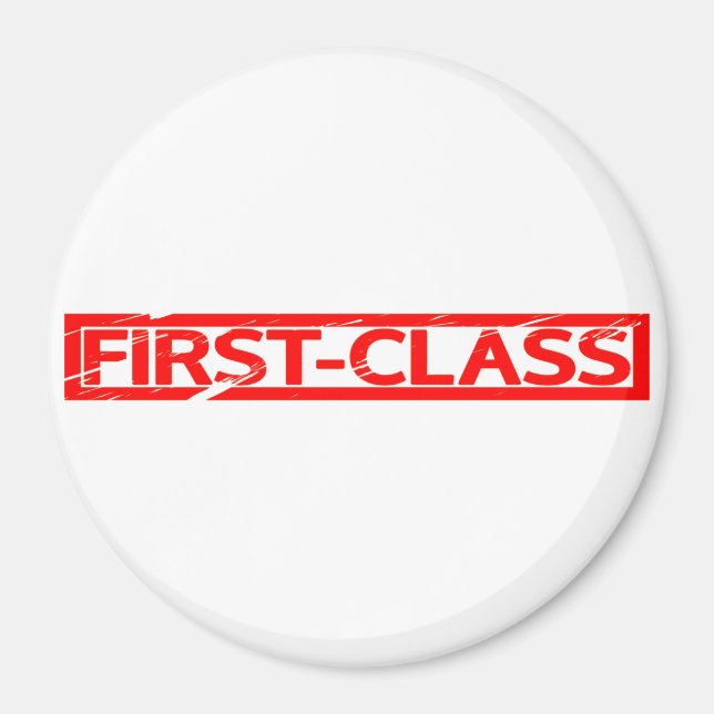 Íman Carimbo de primeira classe (Frente)