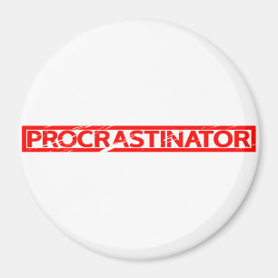 Íman Carimbo de Procrastinador