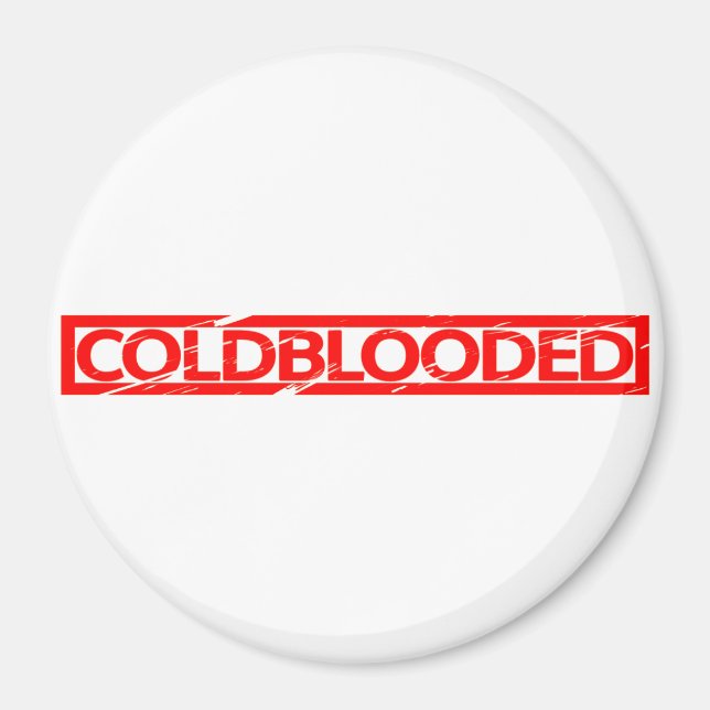 Íman Carimbo de sangue frio (Frente)