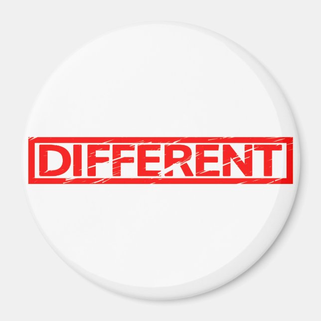 Íman Carimbo Diferente (Frente)