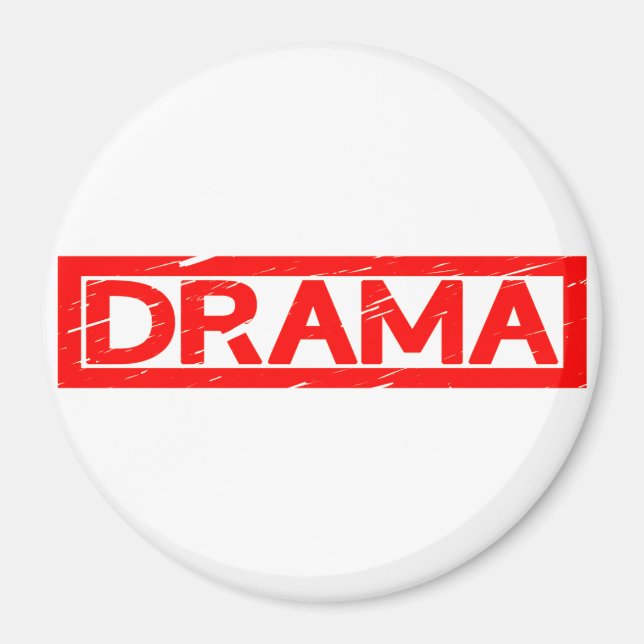 Íman Carimbo do Drama (Frente)