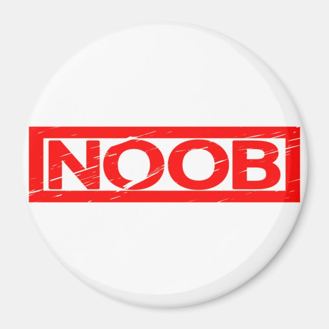 Íman Carimbo do Noob (Frente)