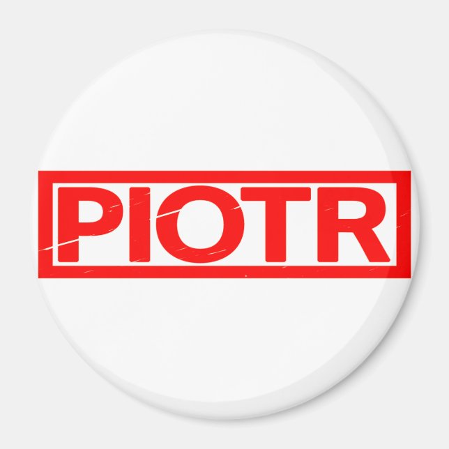 Íman Carimbo do Piotr (Frente)