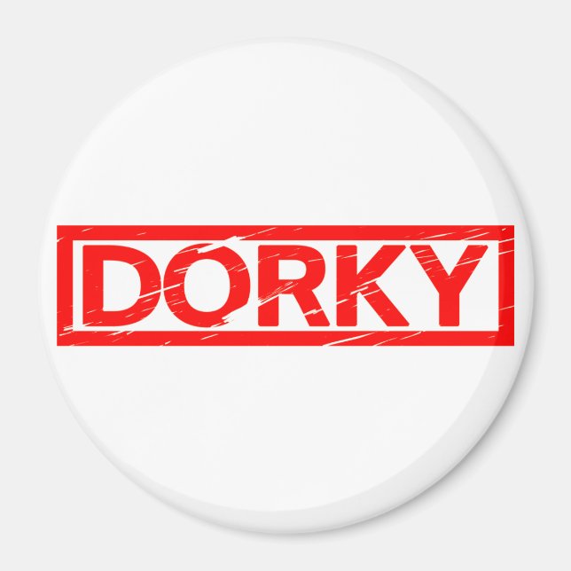Íman Carimbo Dorky (Frente)